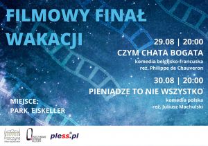 Filmowy finał wakacji w pszczyńskim Parku Zamkow