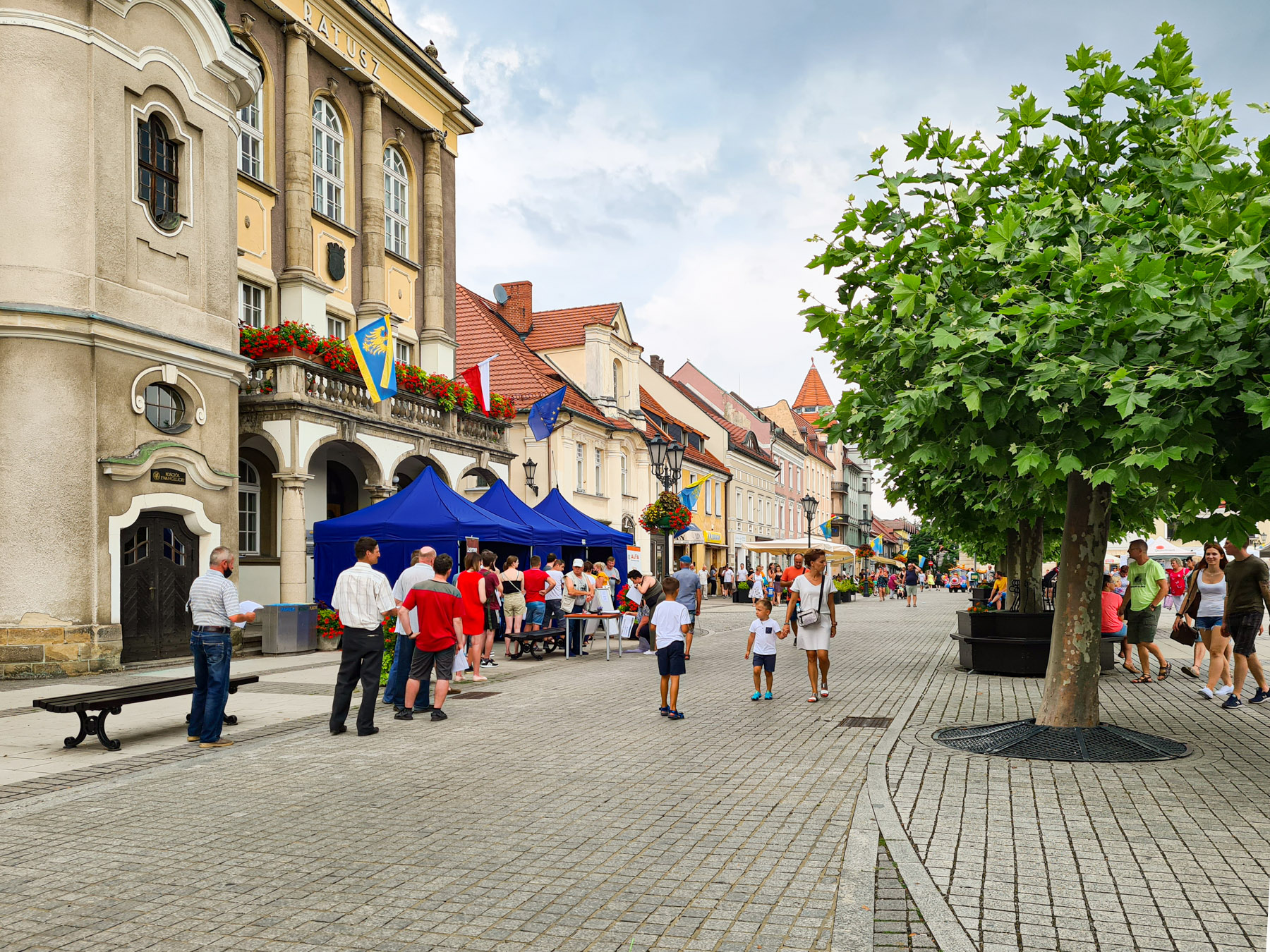 248 osób zaszczepiło się w weekend na rynku w P