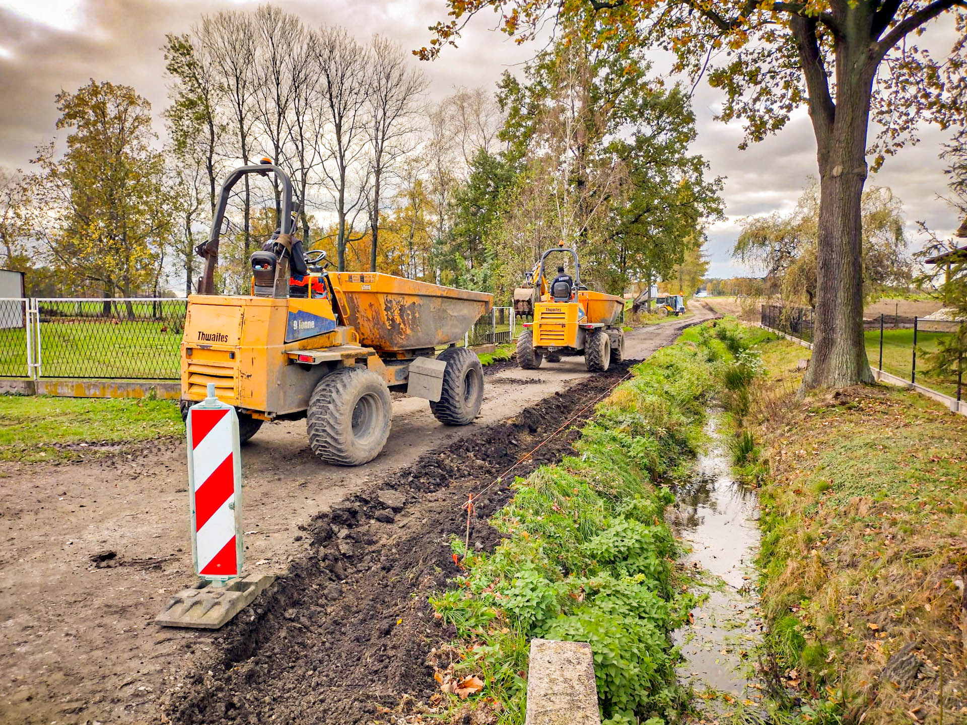 Przebudowa drogi transportu rolnego - drogi boczne