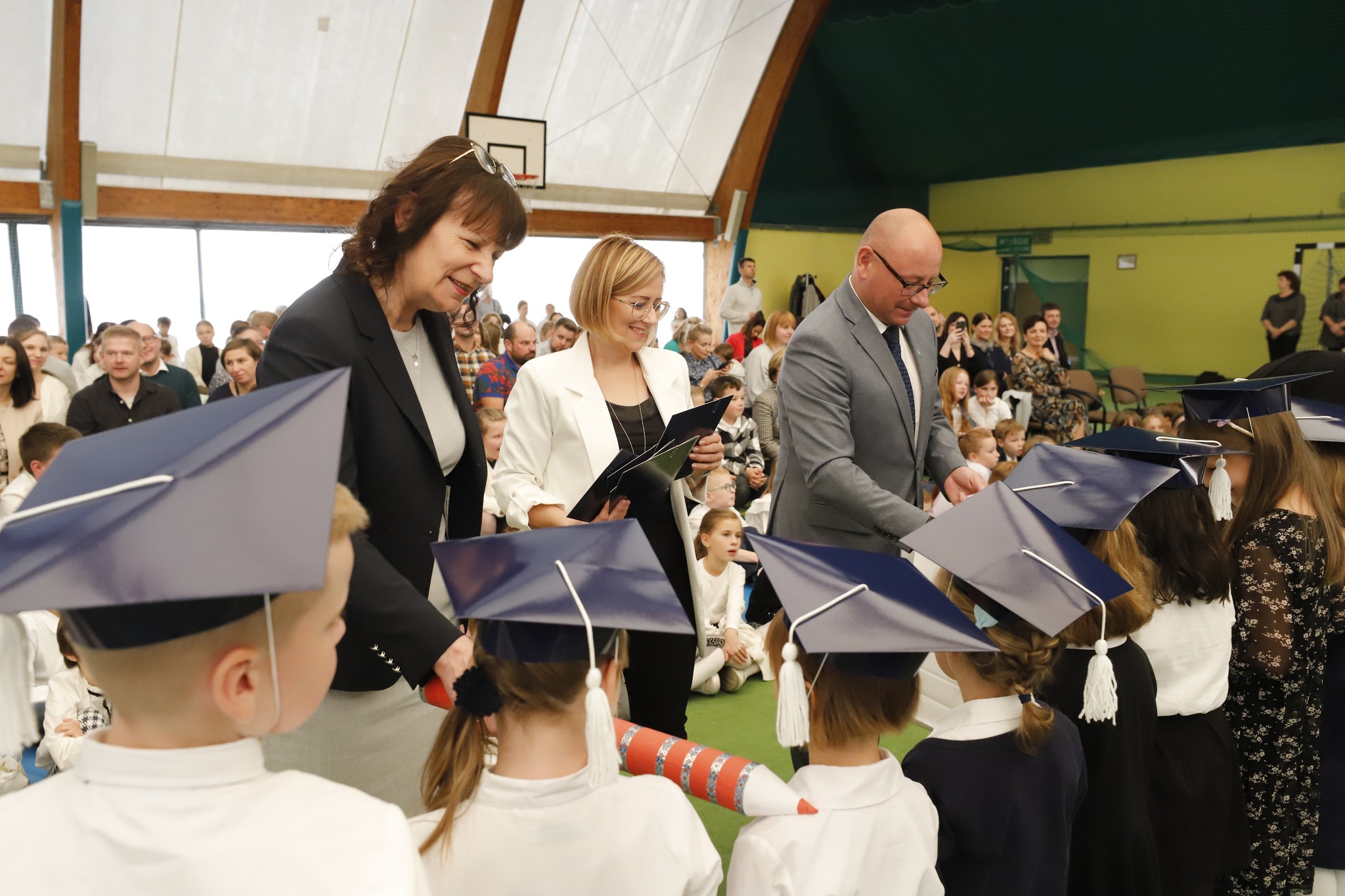 Pasowania pierwszoklasistów w ZSP w Studzienicach