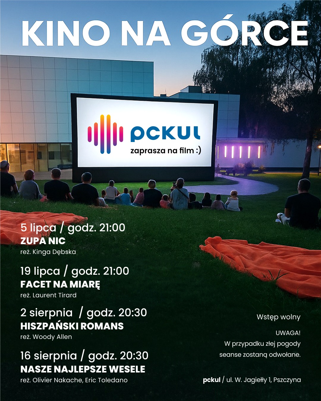 Wakacyjne „Kino na górce” - filmowe lato w pc