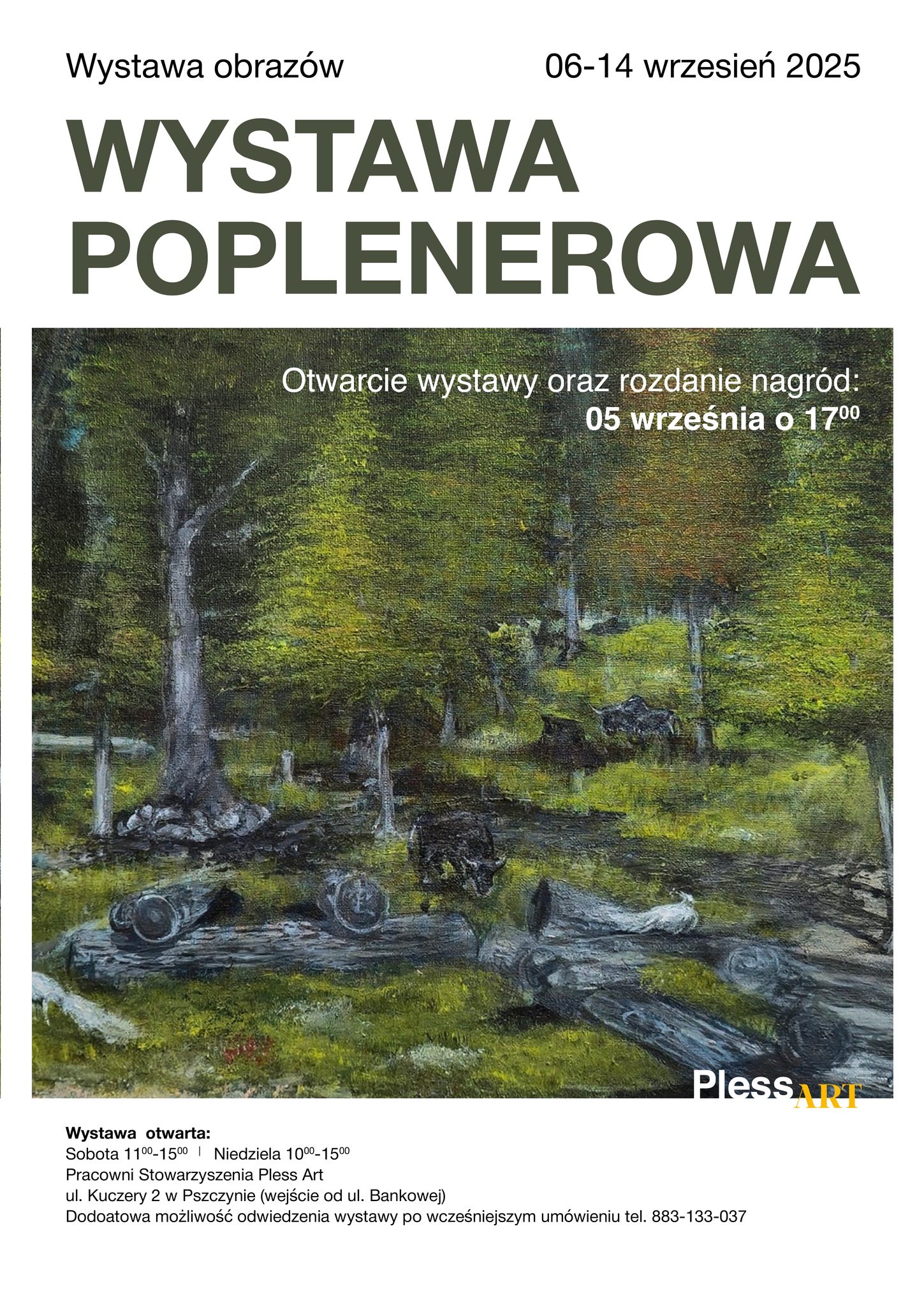 Pracownia Pless Art zaprasza na Wystawę Plenerow