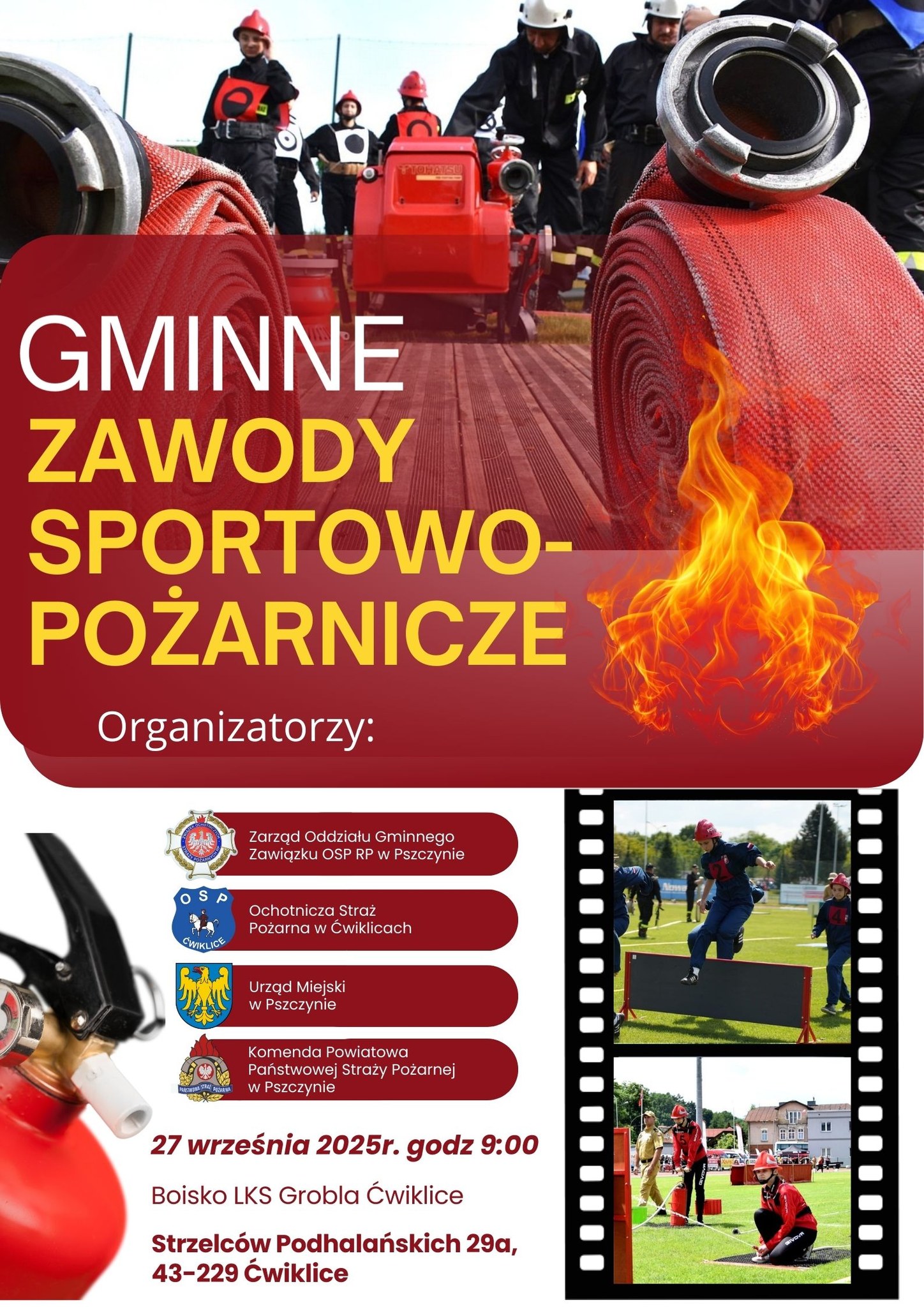Gminne Zawody Sportowo-Pożarnicze w Ćwiklicach