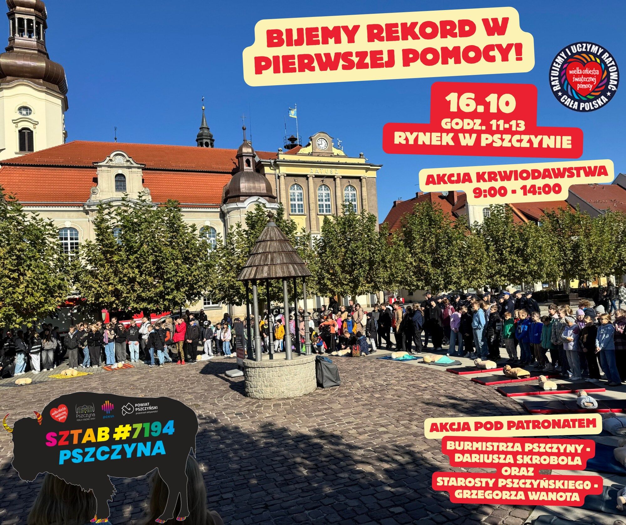 Bicie rekordu w udzielaniu pierwszej pomocy na psz