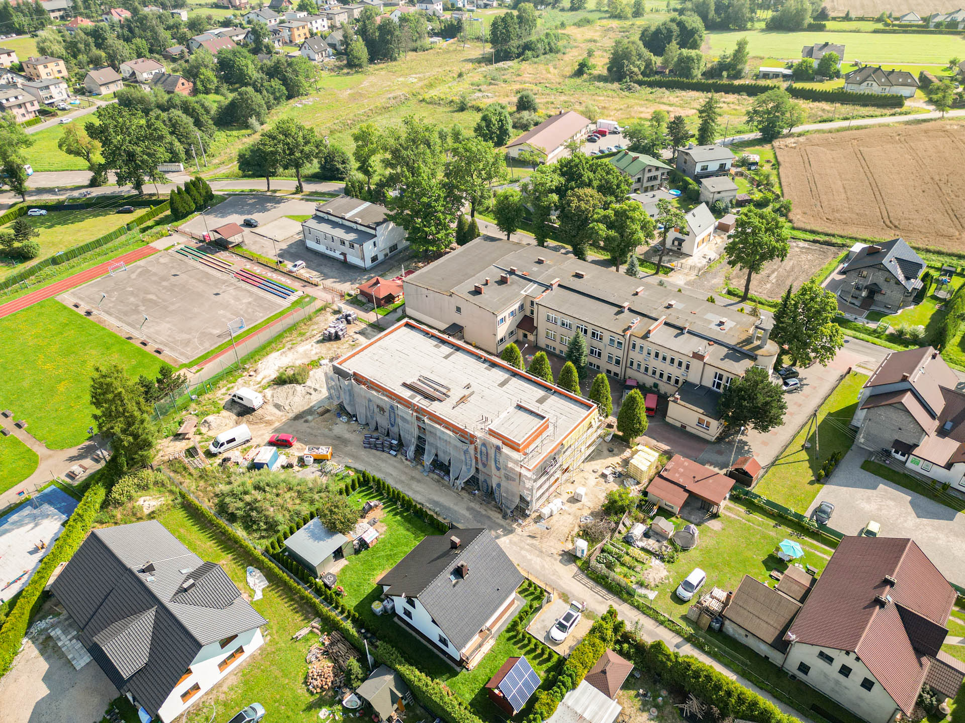 Trwa budowa przedszkola w Czarkowie