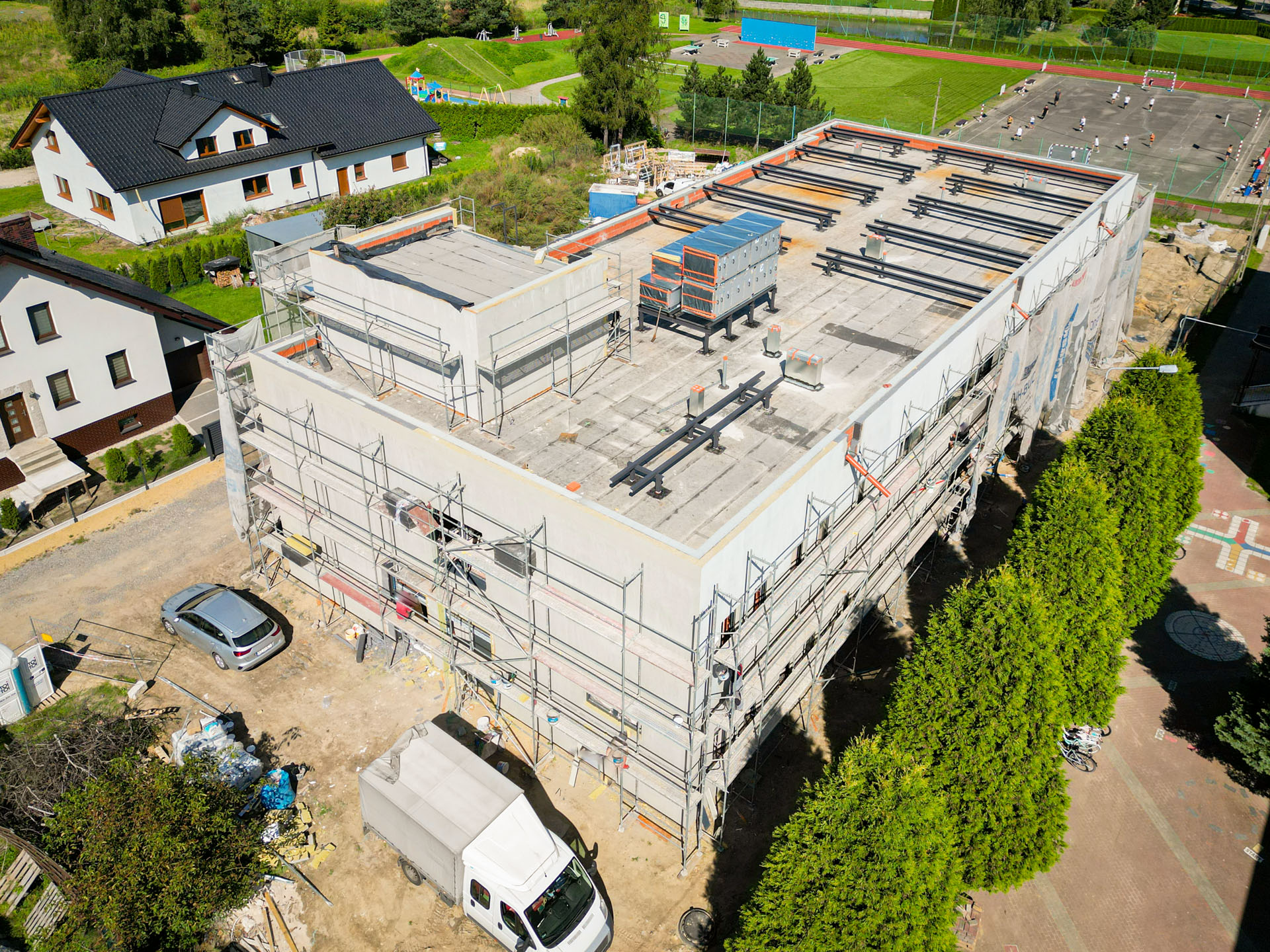 Budowa nowego przedszkola w Czarkowie - zdjęcia