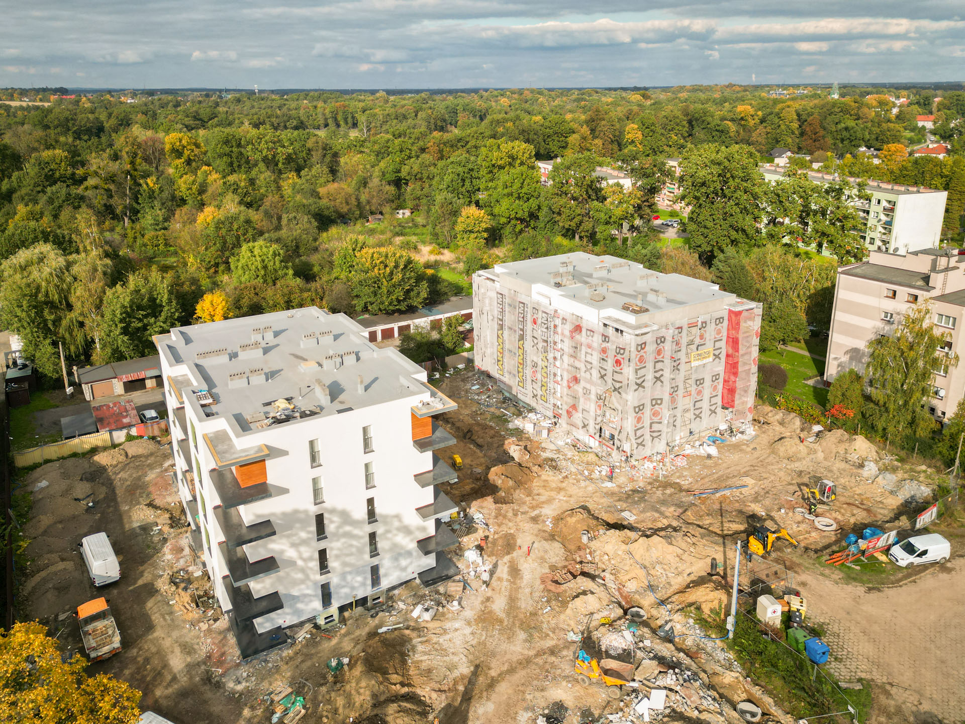 Dwa budynki osiedla Luizy już niemal gotowe. Są 