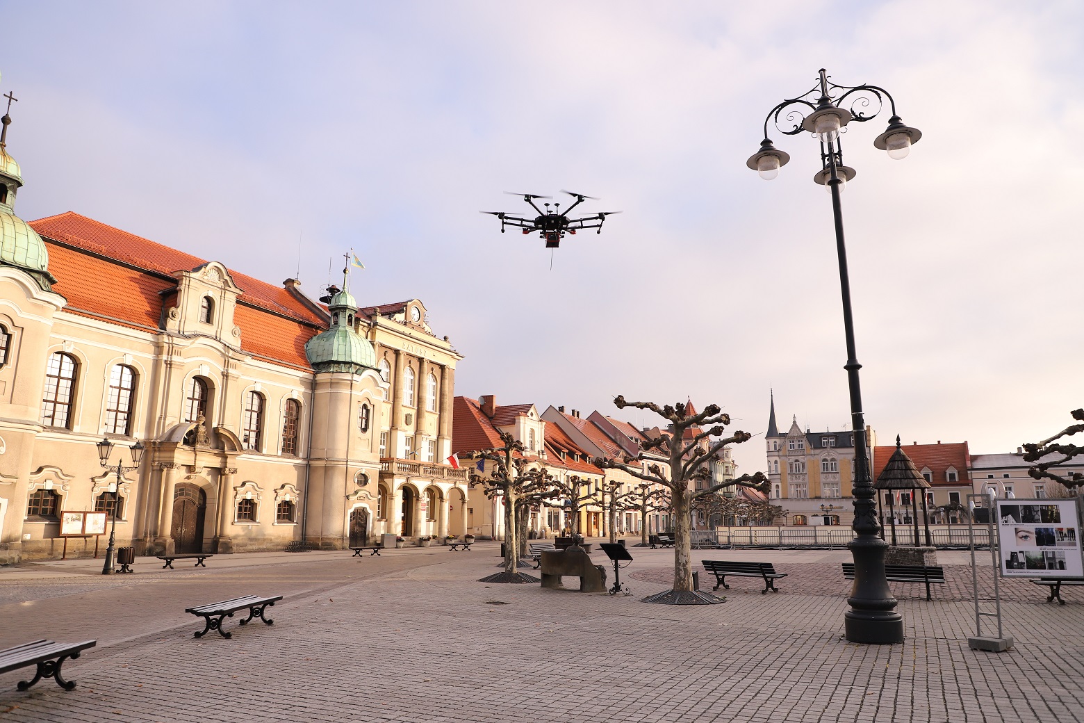 Pszczyna: Dron sprawdzał czym palą mieszkańcy