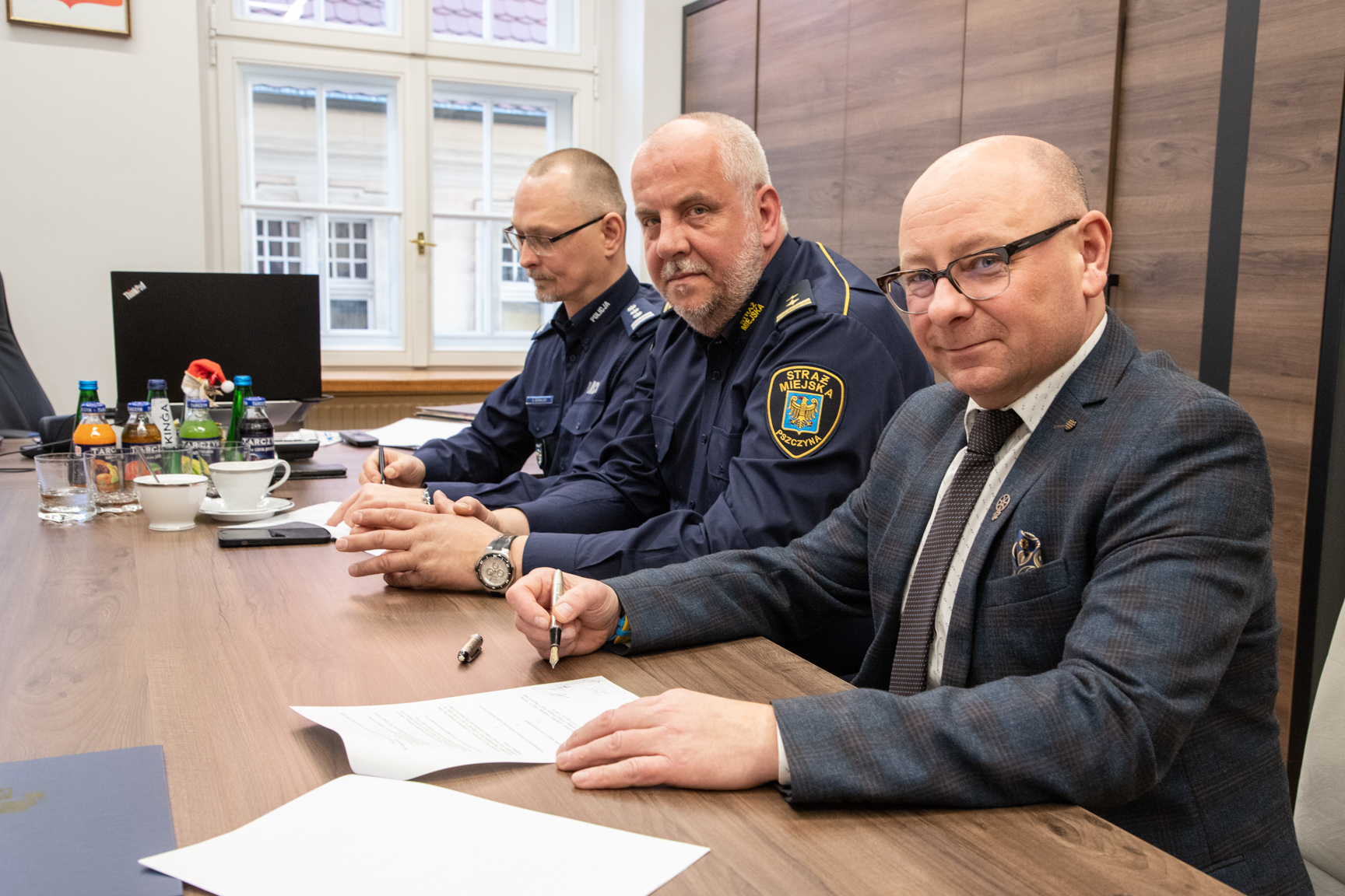 Nowa umowa o współpracy Straży Miejskiej w Pszc