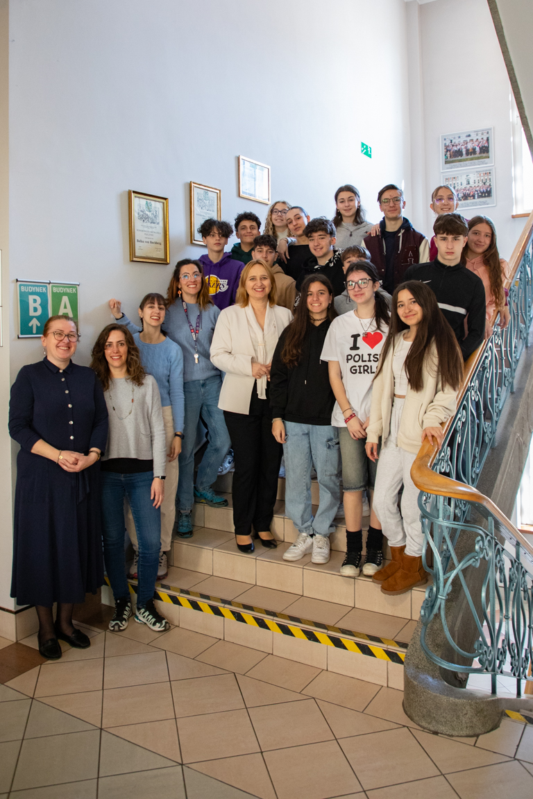 Delegacja z Włoch w ramach projektu Erasmus + w s
