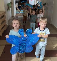 Niebieskie Igrzyska w Przedszkolu nr 6 z Oddziała