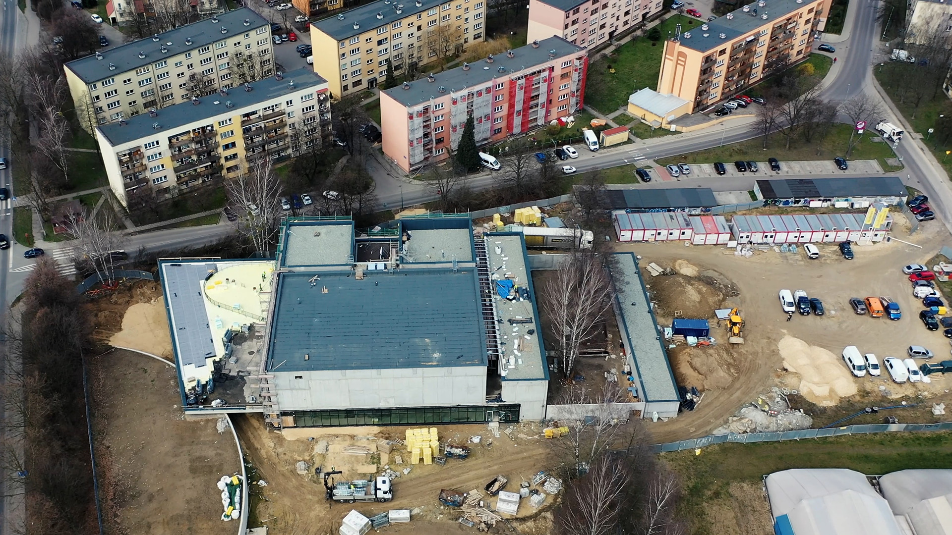Postęp prac na budowie pszczyńskiego Centrum Kul