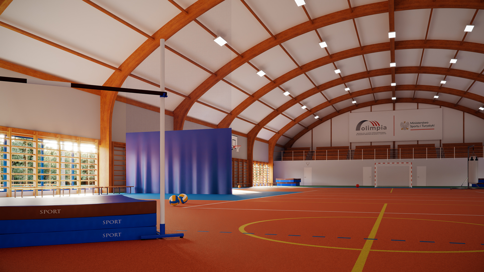Budowa hali sportowej przy szkole na os. Kolonia J
