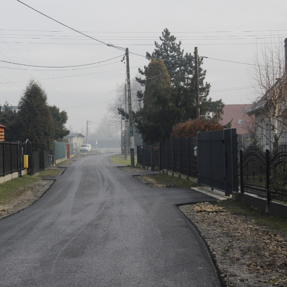 Asfalt na ul. Kawalerzystów