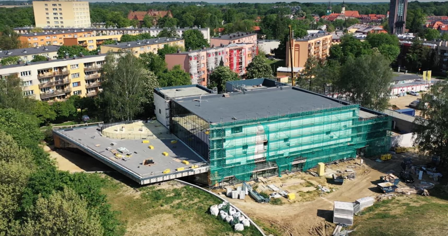 Raport z prac na budowie Pszczyńskiego Centrum Ku