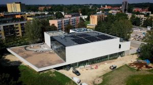 Prace na budowie Pszczyńskiego Centrum Kultury s