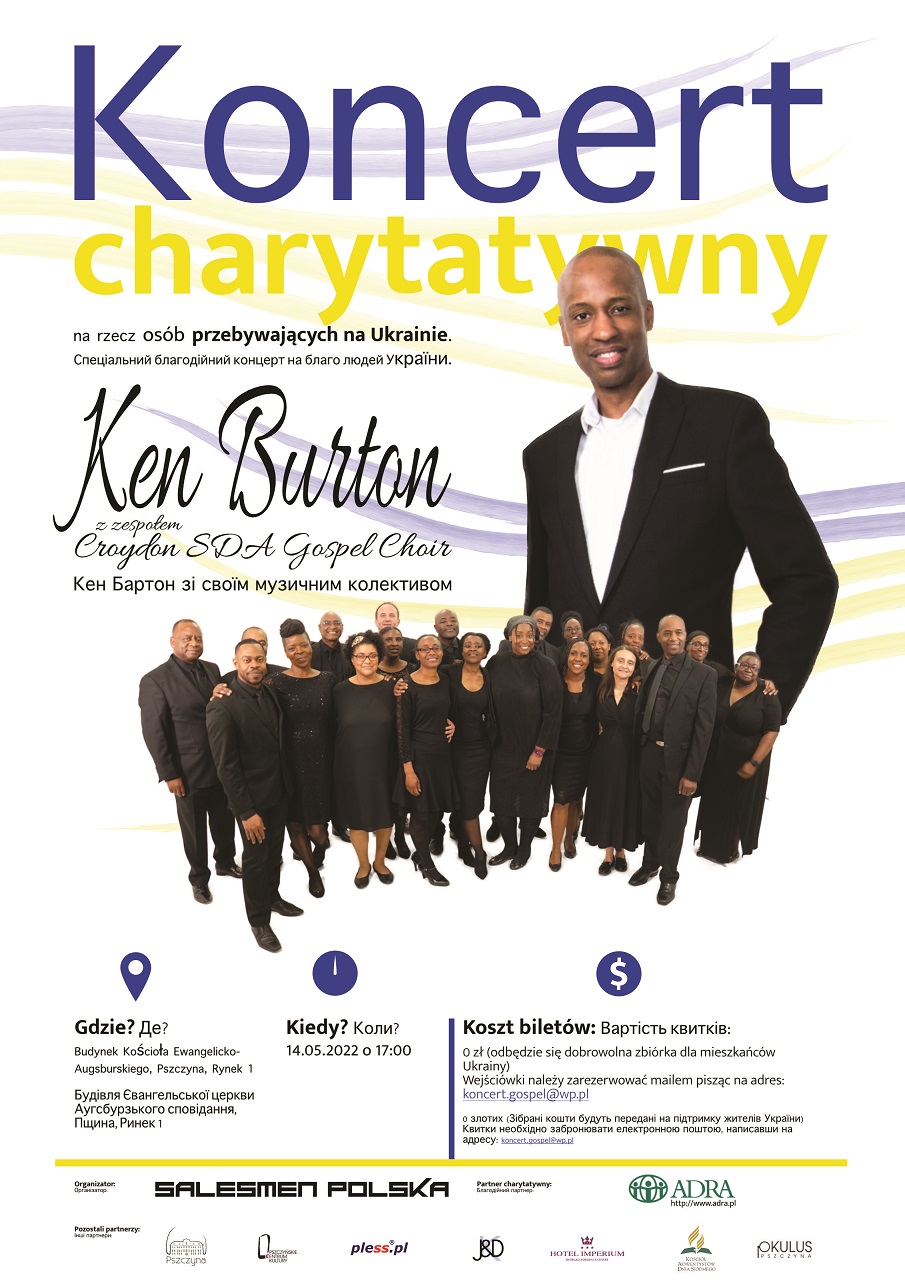 Koncert Kena Burtona &amp; Croydon SDA Gospel Choir dl