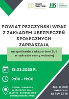 Spotkanie informacyjne na temat renty wdowiej