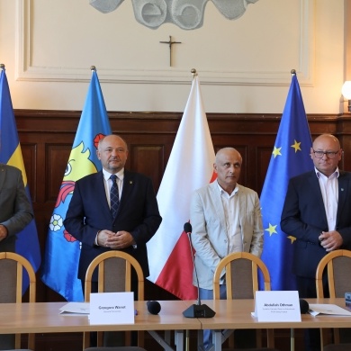 Podpisanie porozumienia dotyczącego współfinansowania opracowania dla zadania „Analiza zabezpieczenia przeciwpowodziowego zlewni cieku Starowiejskiego w Pszczynie” - 12.09.2025