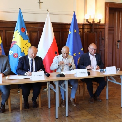 Podpisanie porozumienia dotyczącego współfinansowania opracowania dla zadania „Analiza zabezpieczenia przeciwpowodziowego zlewni cieku Starowiejskiego w Pszczynie” - 12.09.2025