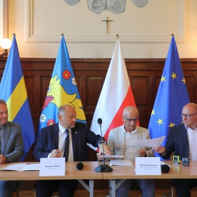 Podpisanie porozumienia dotyczącego współfinansowania opracowania dla zadania „Analiza zabezpieczenia przeciwpowodziowego zlewni cieku Starowiejskiego w Pszczynie” - 12.09.2025