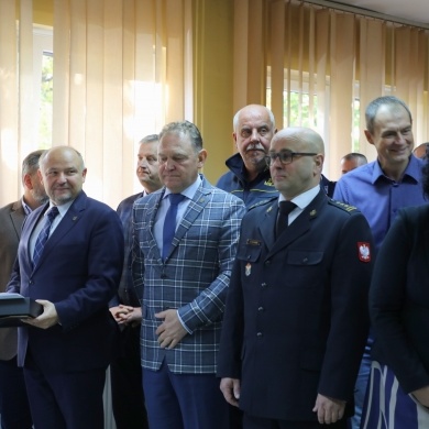Pożegnanie Komendanta Powiatowej Policji w Pszczynie insp. mgr. Grzegorza Bonalskiego oraz powitanie nowego Komendanta insp. Arkadiusza Blocha - 13.10.2025