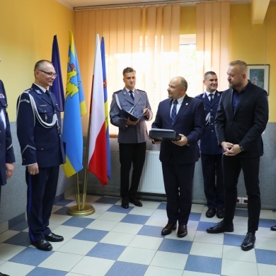Pożegnanie Komendanta Powiatowej Policji w Pszczynie insp. mgr. Grzegorza Bonalskiego oraz powitanie nowego Komendanta insp. Arkadiusza Blocha - 13.10.2025