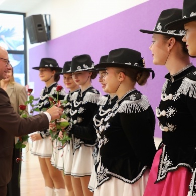 Spotkanie Burmistrza z Mażoretkami Fresh Pszczyna - 14.10.2025