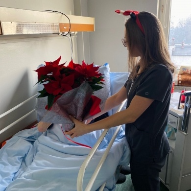 Wizyta księcia pszczyńskiego i burmistrza w Szpitalu Joannitas w Pszczynie, fot. Szpital Joannitas - 06.12.2025