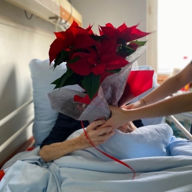 Wizyta księcia pszczyńskiego i burmistrza w Szpitalu Joannitas w Pszczynie, fot. Szpital Joannitas - 06.12.2025