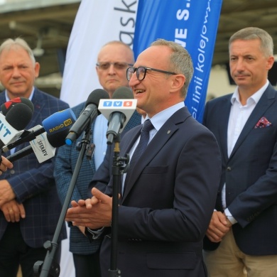 Briefing prasowy w Kolei Śląskich z okazji ponownego otwarcia linii Rybnik - Pszczyna - 31.08.2026