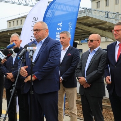 Briefing prasowy w Kolei Śląskich z okazji ponownego otwarcia linii Rybnik - Pszczyna - 31.08.2026