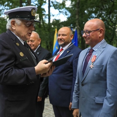 Obchody 1 września na cmentarzu 