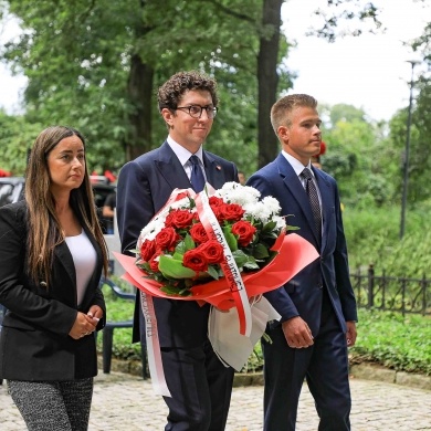 Obchody 1 września na cmentarzu 