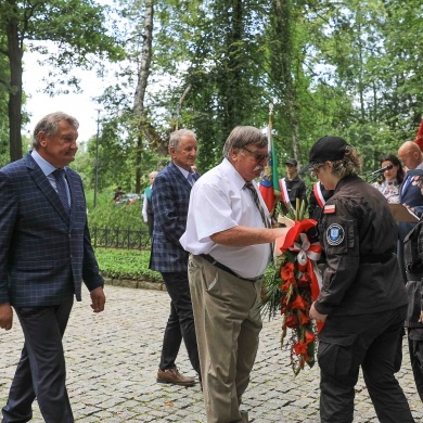 Obchody 1 września na cmentarzu 
