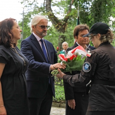 Obchody 1 września na cmentarzu 