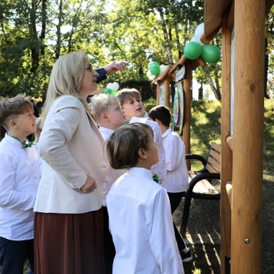 Otwarcie Ekopracownii pod chmurką 