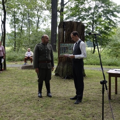 Inscenizacja przysięgi powstańczej 