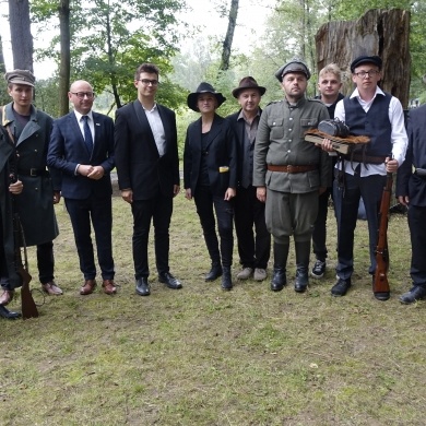 Inscenizacja przysięgi powstańczej 