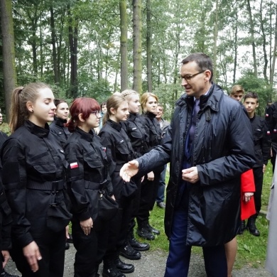 Premier Mateusz Morawiecki w Pszczynie