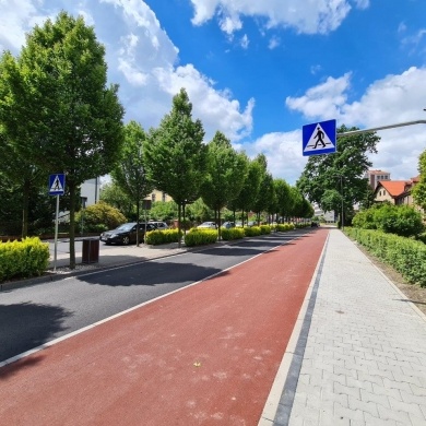 Droga rowerowa wzdłuż ul. Kościuszki w Pszczynie - 02.06.2020