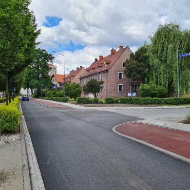 Droga rowerowa wzdłuż ul. Kościuszki w Pszczynie - 02.06.2020