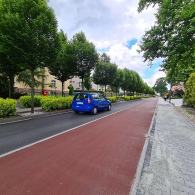 Droga rowerowa wzdłuż ul. Kościuszki w Pszczynie - 02.06.2020