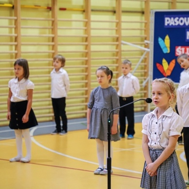 Pasowanie na ucznia w Szkole Podstawowej w Rudołtowicach - 14.10.2020