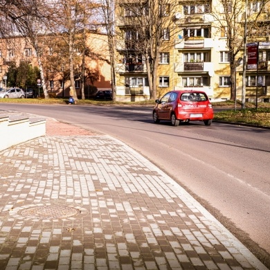 Przebudowa chodnika wzdłuż ulicy Jagiełły - 20.11.2020 