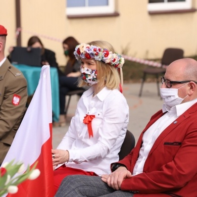 Dzień Flagi Rzeczypospolitej Polskiej w Zespole Szkolno-Przedszkolnym w Pszczynie - 29.04.2021