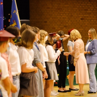 Zakończenie roku szkolnego klas ósmych w Zespole Szkolno-Przedszkolnym w Pszczynie - 24.06.2021