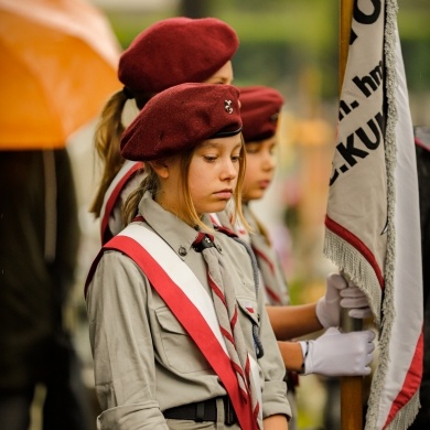 Oznaczenia znakiem pamięci „Tobie Polsko” grobów powstańczych w Pszczynie - 06.10.2021