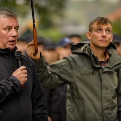 Oznaczenia znakiem pamięci „Tobie Polsko” grobów powstańczych w Pszczynie - 06.10.2021