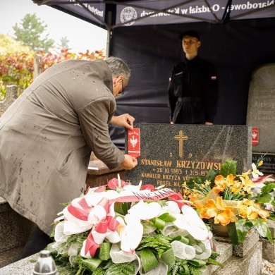 Oznaczenia znakiem pamięci „Tobie Polsko” grobów powstańczych w Pszczynie - 06.10.2021